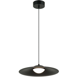 Φωτιστικό Οροφής 22130 Φ35x6cm Led 1000Lm 10W 3000K Black