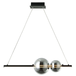 Φωτιστικό Οροφής - Ράγα 22109 62x15x210cm Dim Led 1300Lm 11W 3000K Black-Smoke