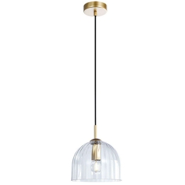 Φωτιστικό Οροφής 22115 Φ20x21cm 1xE14 40W Clear-Gold