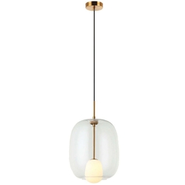 Φωτιστικό Οροφής 22057 Φ30x50cm 1xG9 7W Clear-Gold