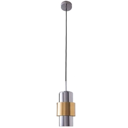 Φωτιστικό Οροφής 22001 Φ13x31cm 1xE27 40W Chrome-Gold