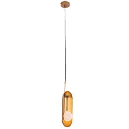 Φωτιστικό Οροφής Leaf 22060 12,5x10x42cm 1xG9 7W Gold-White