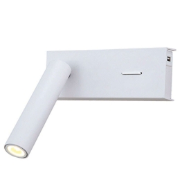 Φωτιστικό Τοίχου - Απλίκα H-74 7-19x16,5x6,5cm Led 204Lm 3W 3000K White