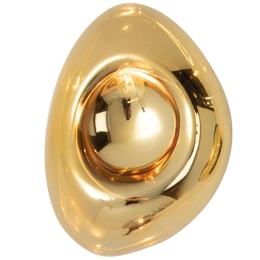 Φωτιστικό Τοίχου 22047 12,5x20x27,5cm 1xE14 40W Black-Gold