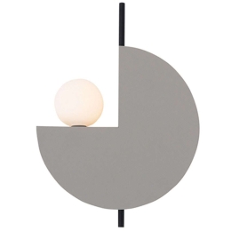 Φωτιστικό Τοίχου - Απλίκα 22205 8x26x36cm 1xG9 7W Grey-Black