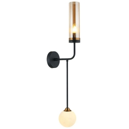 Φωτιστικό Τοίχου - Απλίκα 22054 22x12x85cm 1xG9/1xE27 7W/8W Black-Bronze