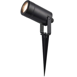 Φωτιστικό Δαπέδου Κήπου E312 Φ6x11cm 1xGU10 7W Black