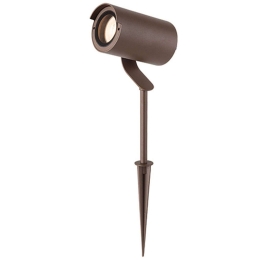 Φωτιστικό Δαπέδου Κήπου E284 7,5x25cm 1xGU10 20W Brown