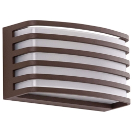 Φωτιστικό Τοίχου E275 9x20x10cm 1xE27 20W Brown