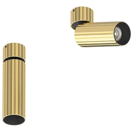 Φωτιστικό Οροφής - Σποτ S120 Φ4,5x15cm Led 580Lm 7W 3000K Brass