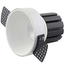 Σποτ Χωνευτό S096 Φ8,2x13,5x10,2cm Led 675Lm 9W 3000K White Στρόγγυλο