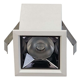 Σποτ Χωνευτό S098 5,2x5,2x5,6cm Led 350Lm 5W 3000K White Τετράγωνο