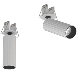 Σποτ Χωνευτό S118 Φ4,5x12cm Led 580Lm 7W 3000K White Round