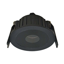 Σποτ Χωνευτό S110 Φ8x4cm Led 440Lm 6W 3000K Black Round