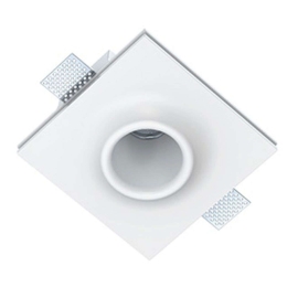 Σποτ Χωνευτό S108 19x19x7,8cm 1xGU10 40W White Τετράγωνο