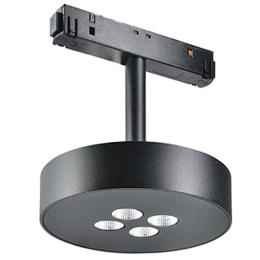 Φωτιστικό Σποτ Μαγνητικής Ράγας 20177 Φ12x11cm Led 1320Lm 12W 3000K Black