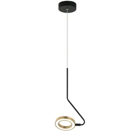 Φωτιστικό Οροφής 22045 18x40cm Dim Led 780Lm 7W 3000K Gold Black-Gold