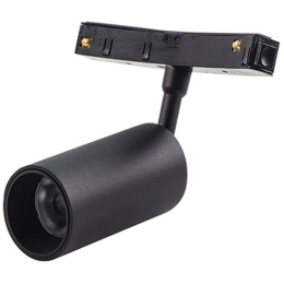 Φωτιστικό Σποτ Μαγνητικής Ράγας Curved 22101 Φ4,5x11cm Dim Led 780Lm 8W 3000K Black