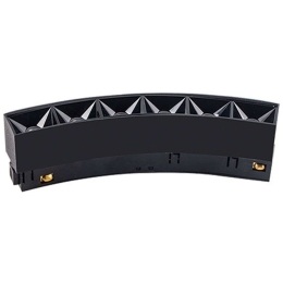 Φωτιστικό Μαγνητικής Ράγας Curved 22099 Ø90cm 19,5x2,3x4,5cm Dim Led 780Lm 8W 3000K Black