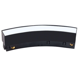 Φωτιστικό Μαγνητικής Ράγας Curved 22105 Ø120cm 19,5x2,3x4,5cm Dim Led 780Lm 8W 3000K Black