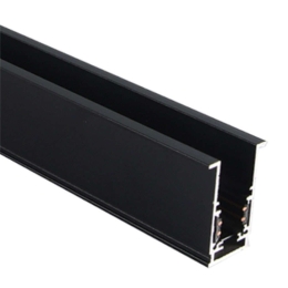 Μαγνητική Ράγα Χωνευτή 48V 2084B-3 300x3,9x5,6cm Black