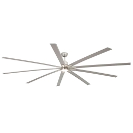 Ανεμιστήρας Οροφής Manhattan 33496 Με Φως Led 2700 - 3300 - 4600K Και Τηλεχειριστήριο D244cm Nickel Mat Faro Barcelona