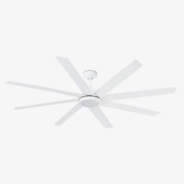Ανεμιστήρας Οροφής Century 33553A Με Φως Led 15W 3000K Και Τηλεχειριστήριο D165cm White Faro Barcelona