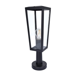Φωτιστικό Δαπέδου Pine Small 7196601012 IP44 E27 42,6x12,1x12,1cm Matt Black Lutec