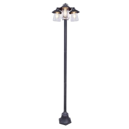 Φωτιστικό Δαπέδου Cate 7264230213 IP44 3xE27 190x43x43cm Matt Rust Lutec