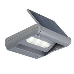 Φωτιστικό Τοίχου Ηλιακό Mini Led Spot 6914401000 IP44 Led 4000K 5x18,1x17,9cm Silver Lutec