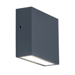 Φωτιστικό Τοίχου Gemini XF 5104001118 IP54 Led 4000K 11x11x3,8 Dark Grey Lutec