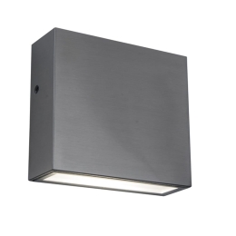 Φωτιστικό Τοίχου Gemini XF 5104004001 IP54 Led 4000K 11x11x3,8 Steel Lutec