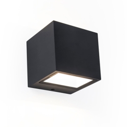 Φωτιστικό Τοίχου Gemini Mini 5189125012 IP54 Led 3000K 8,8x8,6x8,5 Matt Black Lutec