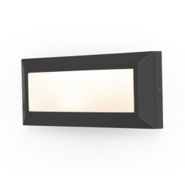 Φωτιστικό Τοίχου Helena 5191605012 IP54 Led 3000K 10,1x23x3,2cm Matt Black Lutec
