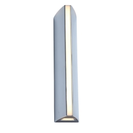 Φωτιστικό Τοίχου Leo 5192701118 IP54 Led 3000K 30x8,7x6,6 Stainless Steel Lutec