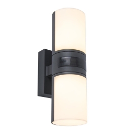Φωτιστικό Τοίχου Cyra 5198102118 IP54 Led 3000K Με Αισθητήρα Κίνησης 12x24,5x7,8cm Dark Grey Lutec