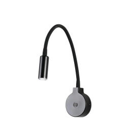 Φωτιστικό Τοίχου - Reader Pixie 24016 LED 3W 2700K Black Faro Barcelona