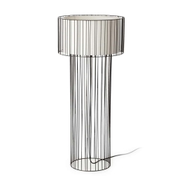 Φωτιστικό Δαπέδου Linda 29312 E27 15W Black-Beige Faro Barcelona