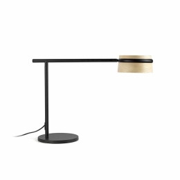 Επιτραπέζιο Φωτιστικό Loop 29398 LED 6W 2700K 600Lm Dimmable Black-Ash Tree Faro Barcelona Μέταλλο,Ξύλο