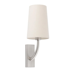 Φωτιστικό Τοίχου - Απλίκα Rem 29680-20 E27 max 15W Matt Nickel - Beige Faro Barcelona
