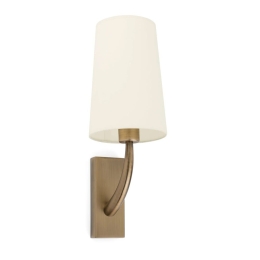 Φωτιστικό Τοίχου - Απλίκα Rem 29681-20 E27 max 15W Old Gold - Beige Faro Barcelona
