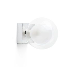 Φωτιστικό Μπάνιου - Απλίκα Perla G9 max 6W Chrome Faro Barcelona Μέταλλο,Γυαλί