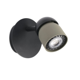 Φωτιστικό Τοίχου Coco 40662 1xGU10 Black - Olive Green Faro Barcelona
