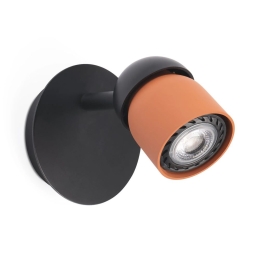 Φωτιστικό Τοίχου Coco 40663 1xGU10 Black - Terracota Faro Barcelona