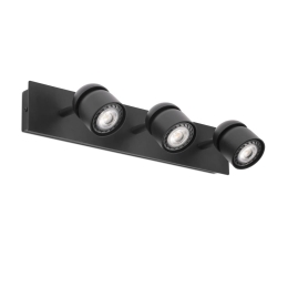 Φωτιστικό Τοίχου Coco 40667 3xGU10 Black Faro Barcelona