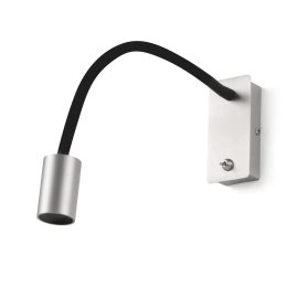 Φωτιστικό Τοίχου - Reader Leser 41026 Led 5W 3000K 300Lm Nickel Faro Barcelona