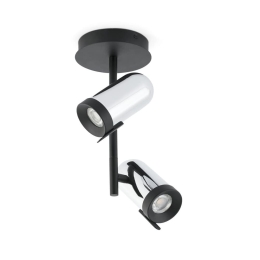 Φωτιστικό Οροφής - Spot Orleans 43534 2xGU10 max 8W Chrome Faro Barcelona