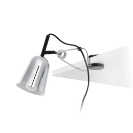 Φωτιστικό Γραφείου Με Κλιπ Studio 51134 E14 max 8W Chrome - White Faro Barcelona