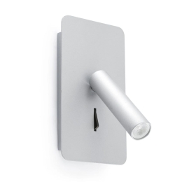 Φωτιστικό Τοίχου Suau 62121 High Power LED 3W 3000K 140Lm Grey Faro Barcelona