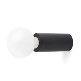 Φωτιστικό Τοίχου - Οροφής Ten-140 62171 E27 max 15W Matt Black Faro Barcelona